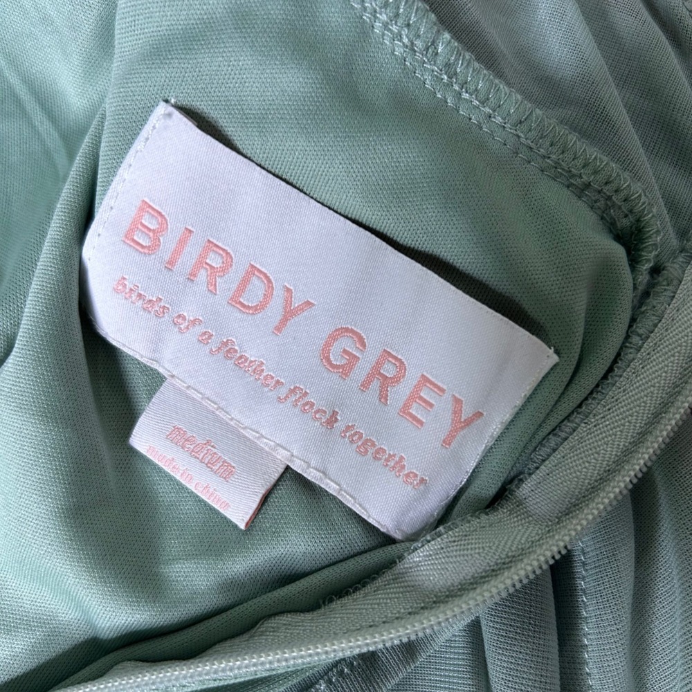 Birdy Grey Bridesmaid Formal Dress‎ Gown Maxi Sleeveless Medium - Picture 4 of 8